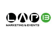 Logo para LAP 13 Marketing % Events Logo para LAP 13 Marketing % Events