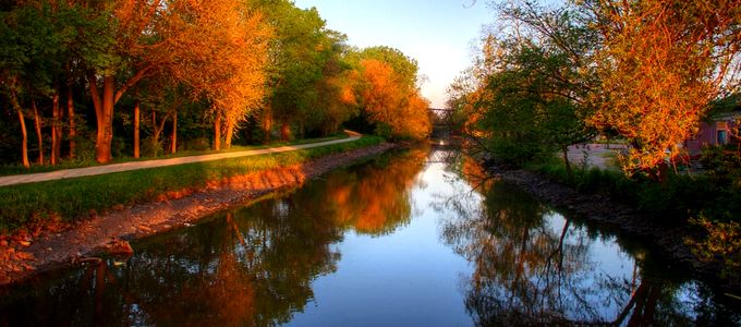 Morning at the Canal in Morris by Kenneth Spencer, on Flickr - https://www.flickr.com/photos/kendo26/8742678567