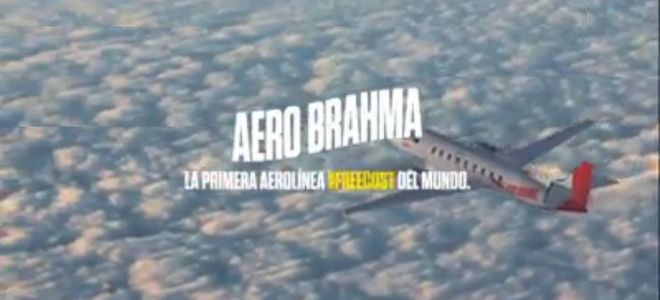 AeroBrahma, la aerolínea FreeCost presentada por Brahma para estos carnavales